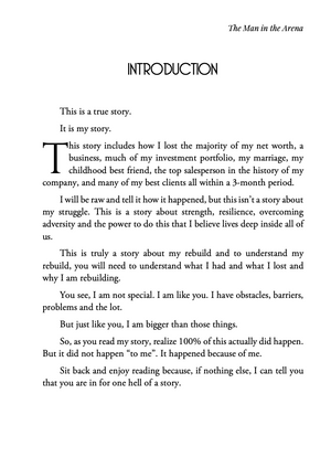 The Man In The Arena Paperback