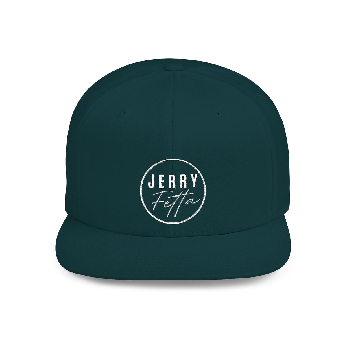 Stylish Flat Bill Snapback Cap - Jerry Fetta Design | Trendy Headwear for All Occasions
