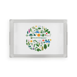 PhilanthroWealth - Eco-Friendly Acrylic Serving Tray