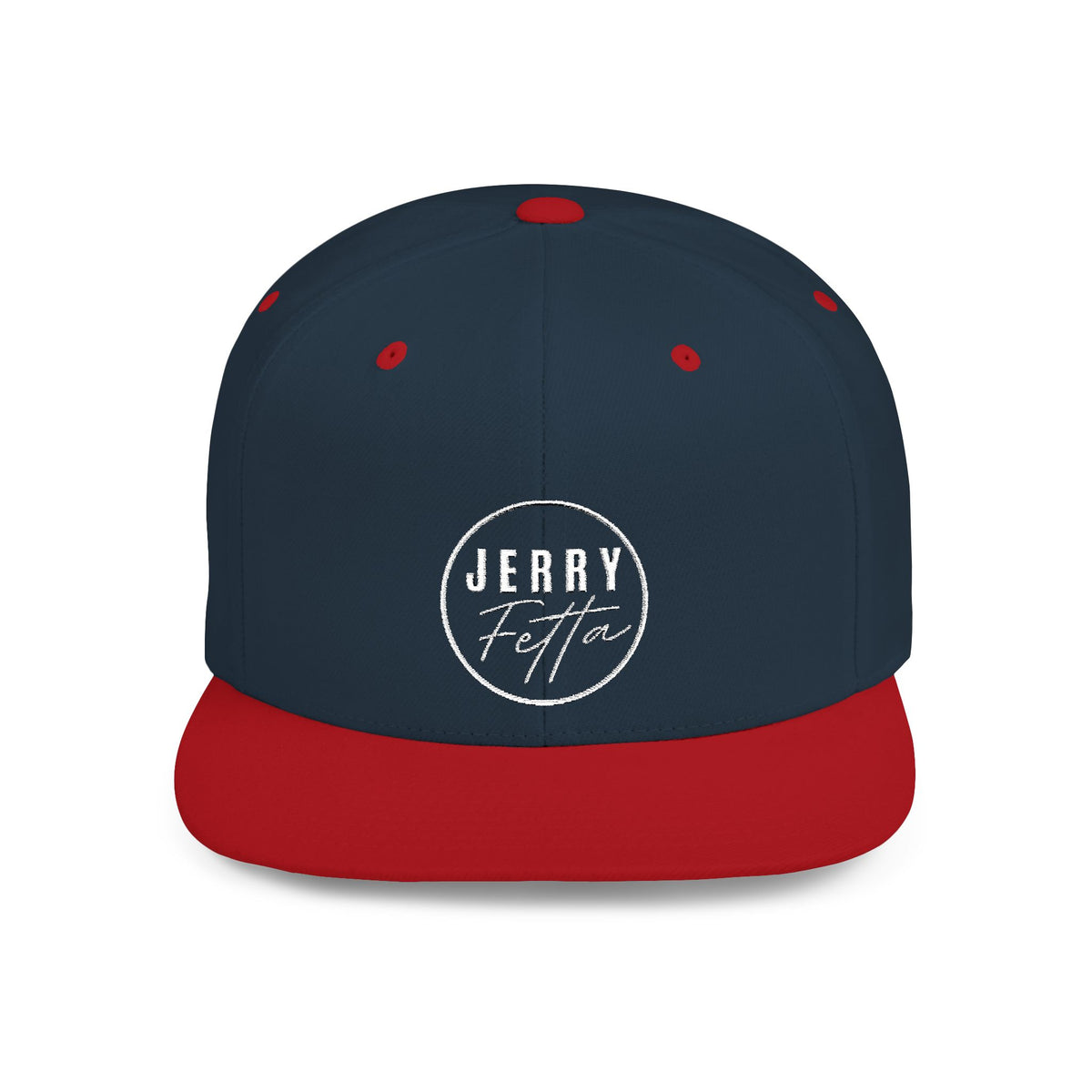 Stylish Flat Bill Snapback Cap - Jerry Fetta Design | Trendy Headwear for All Occasions
