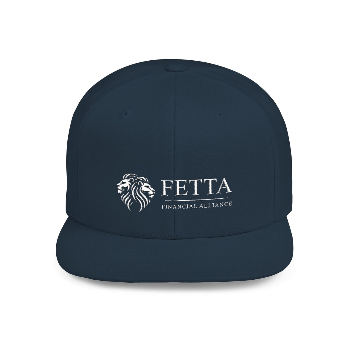 FETTA Financial Alliance Flat Bill Snapback Cap - Trendy Adjustable Hat for Everyday Style
