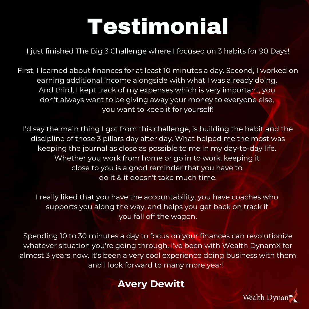 Big 3 - 90 Day Challenge