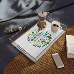 PhilanthroWealth - Eco-Friendly Acrylic Serving Tray