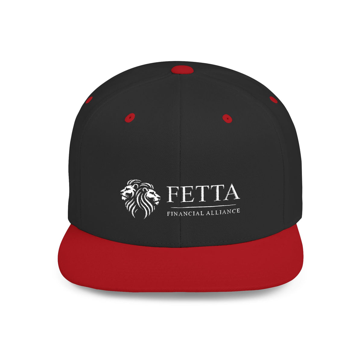FETTA Financial Alliance Flat Bill Snapback Cap - Trendy Adjustable Hat for Everyday Style