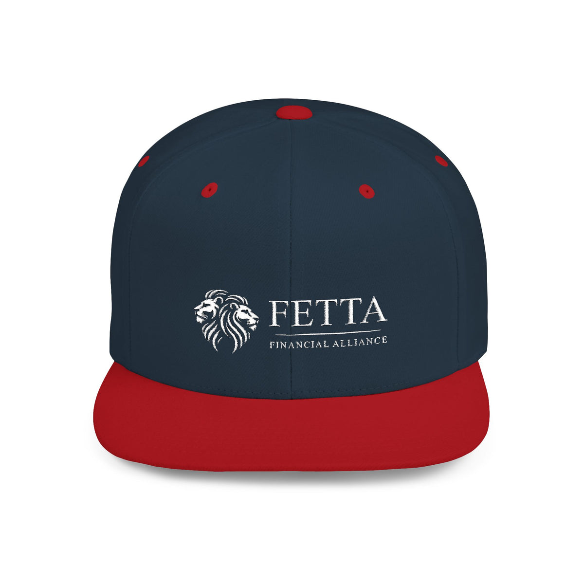 FETTA Financial Alliance Flat Bill Snapback Cap - Trendy Adjustable Hat for Everyday Style