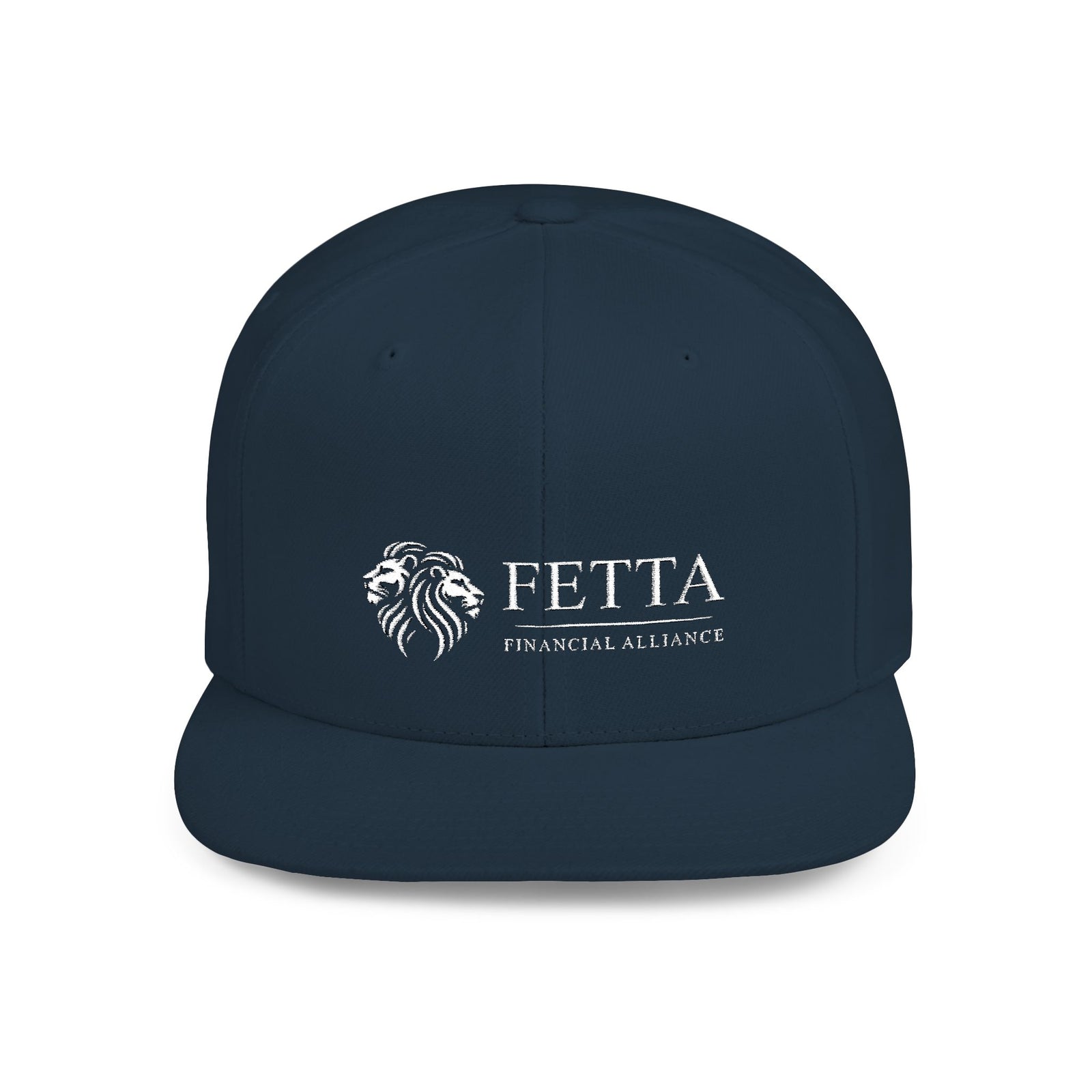 FETTA Financial Alliance Flat Bill Snapback Cap - Trendy Adjustable Hat for Everyday Style