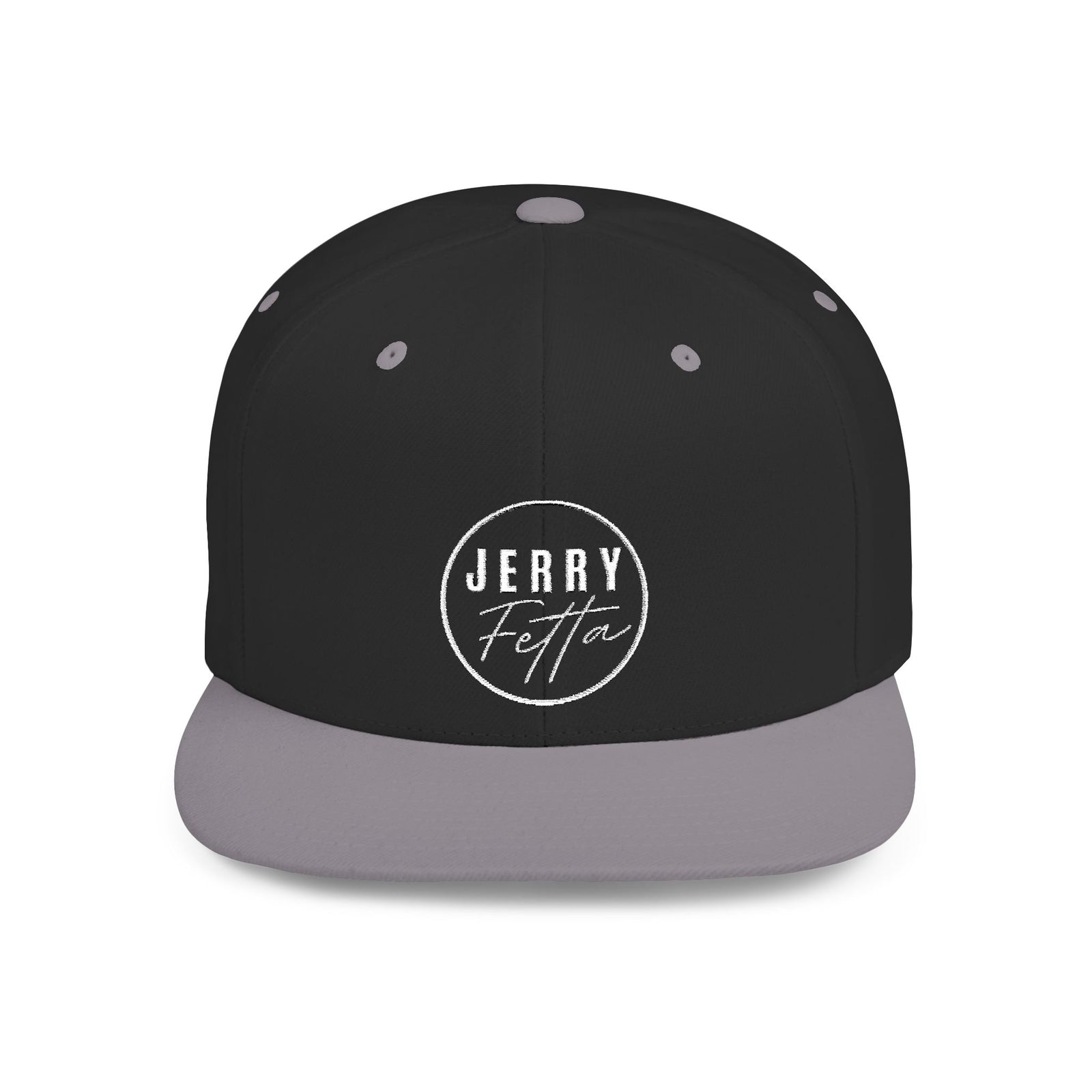 Stylish Flat Bill Snapback Cap - Jerry Fetta Design | Trendy Headwear for All Occasions