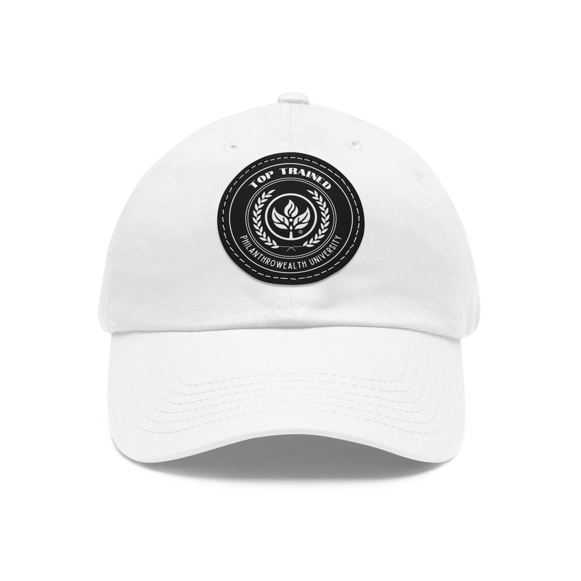 Top Trained Cap with Leather Patch