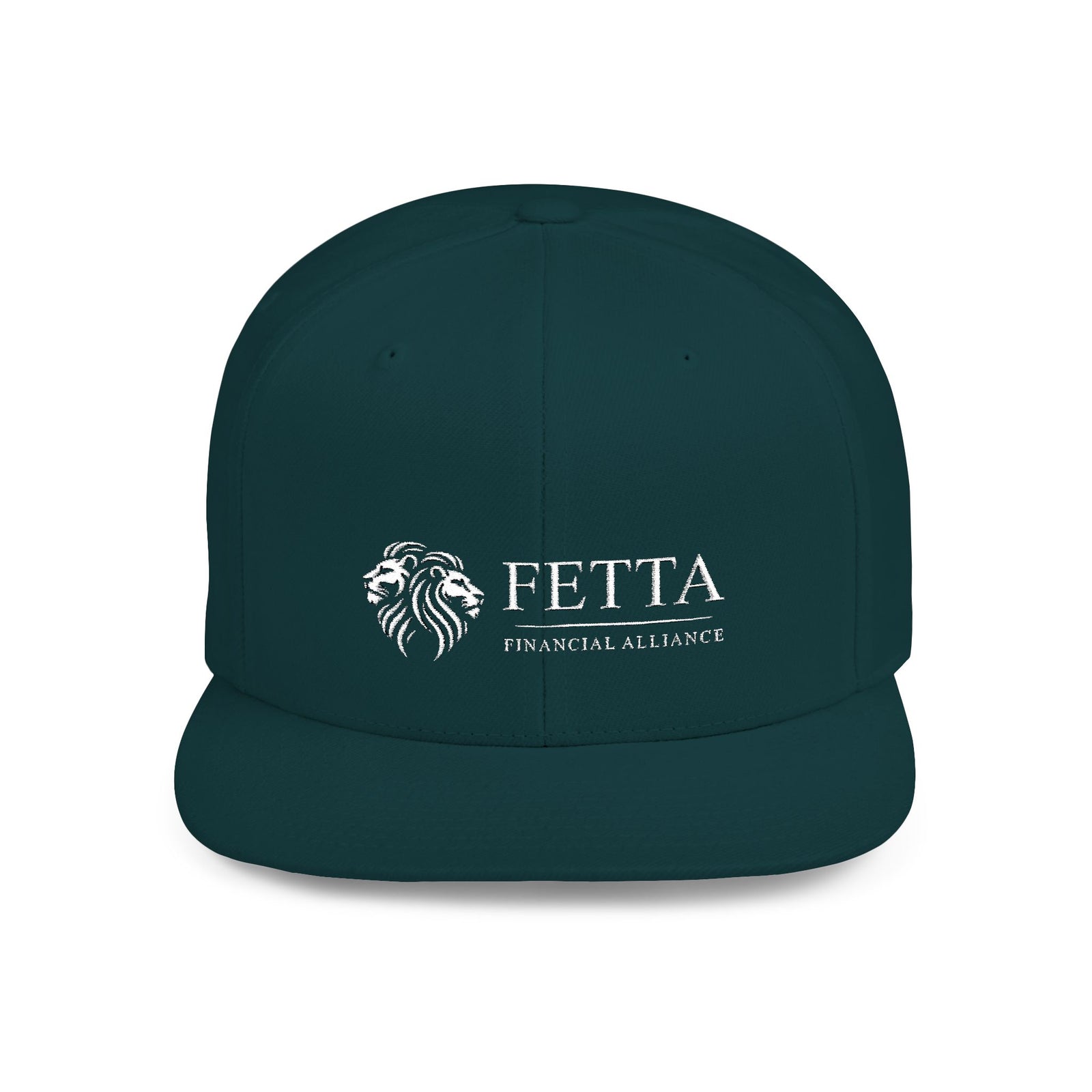 FETTA Financial Alliance Flat Bill Snapback Cap - Trendy Adjustable Hat for Everyday Style