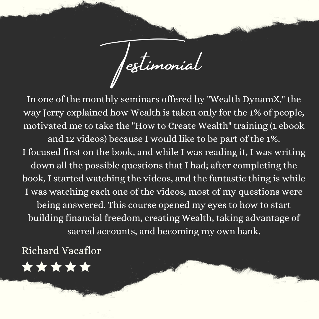 How to Create Wealth Course